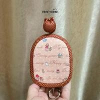 ราคา Sunbonnet Sue Key cover ที่เก็บกุญเเจ รีโมทรถยนต์ ที่ครอบกุญแจ พวงกุญแจแฮนด์เมด Key holder พวงกุญแจ (16455133025)
