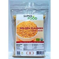 ราคา แฟลกซีดสีทอง ออร์แกนิค แบบบดผง Organic Ground Golden Flaxseed 250 กรัม 250g (20766749953)