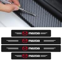 ราคา 4Pcs รถคาร์บอนไฟเบอร์ Auto ประตูสติ๊กเกอร์ป้องกันสำหรับ Mazdas 2 3 4 5 6 7 8 323 626 CX5 CX7 CX9 RX8 MX3 MX5 Atenza Axela (7232616789)