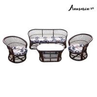 ราคา Anusarin Sofa Set of Four Pieces ชุดโซฟานั่งเล่นรับแขก 4 ชิ้น โซฟายาว 1 ตัว เก้าอี้เดี่ยว 2 ตัว โต๊ะกลาง 1 ตัว (1047484339)