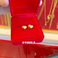 ราคา ต่างหูทอง1กรัม ทองคำแท้96 5 YHGOLD สินค้ามีใบรับประกัน ขายได้จำนำได้ (15804319097)