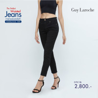 ราคา กางเกงยีนส์ กางเกงผู้หญิง Guy Laroche The Perfect Waisted Skinny Crop Jeans กางเกงยีนส์ ทรงสกินนี่ ขายาว 37 นิ้ว G9X1BL (15920042247)