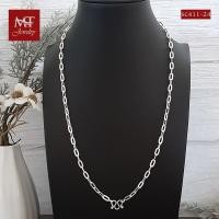 ราคา MT สร้อยคอเงินแท้ ลายโซ่เรือ กว้าง 5 มม ยาว 16 18 20 22 24 26 นิ้ว 925 Sterling Silver Long Cable Hammer Chain sc411 MT Jewelry มณีธารา (10396385631)