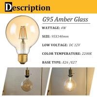 ราคา Genixgreen B22 E27 DC12V ต่ำหลอดไฟ Led ลูกโลกสีทองอบอุ่นสีขาว2200K W 2W 4W หลอดไฟแบตเตอรี่พลังงานแสงอาทิตย์ (19334830178)