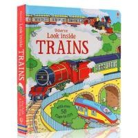 ราคา New หนังสือTrain หนังสือภาษาอังกฤษสำหรับเด็ก Train หนังสือlook inside หนังสืออ่านภาษาอังกฤษ lift the flap หนังสือ look inside (12101874752)