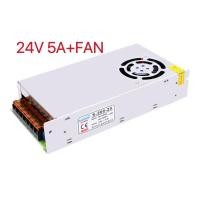 ราคา Switching Power Supply สวิตชิ่งเพาเวอร์ซัพพลาย หม้อแปลงไฟฟ้าเอนกประสงค์ 24V 5A 120W Silver สวิตชิ่ง 24V 5A 120W (18748317012)