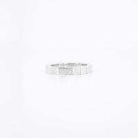 ราคา แหวน Cartier Lanieres 1diamond 18K White Gold Size 49 Used s vrcaim 3270 (20303223748)