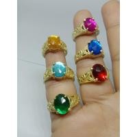 ราคา แหวนหัวสี งานทองเหลืองแท้ (19425981164)