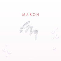 ราคา MARON ของแท้ Feo Stars Earring ชุบสี White Gold ต่างหูหนีบ พลอยเพทายสีขาว เงินแท้925 (9401364569)