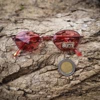 ราคา แว่นกันแดด แว่นวินเทจ ทรงกลมมน เล็กจิ๋ว แว่นเก่าเก็บยุค 90S Little JingJoo Pink กรอบสีชมพูอ่อน เลนส์สีชมพู วินเทจแท้ หายากและไม่มีผลิตอีกแล้ว (8014354550)