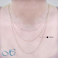 ราคา สร้อยคอทองแท้ ตะขอก้ามปู สร้อยคอผู้หญิง สร้อยคอ18kของแท้ สร้อยคอ18kอิตาลี ลายGucci สีทอง มีใบรับประกันทองแท้จากทางร้าน HIGEM (13215844596)