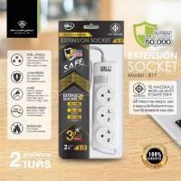 ราคา BLL รางปลั๊กไฟ 3 ช่อง 1 สวิตช์ รุ่น B17 ยาว 2 เมตร (20936487603)