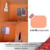 ราคา KINZO 18ลิตร สีทาบ้าน สีน้ำอะคริลิค ชนิดด้าน สีน้ำทาภายนอก ภายใน ขนาด 5 แกลลอน 23 กก (14646841046)