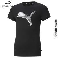 ราคา PUMA KIDS เสื้อยืดเด็กโตลายกราฟิก PUMA Power Graphic สีดำ APP 67019701 (19967480362)