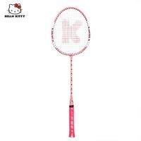 ราคา Authentic hellokitty hello Kitty badminton racket suit students durable girls pink racquet for lightweight double (19699856421)