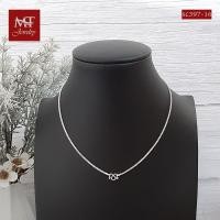 ราคา MT สร้อยคอเงินแท้ ลายอิตาลี ลายกล่อง งานไทย กว้าง 1 5 มม ยาว 14 16 18 20 22 24 นิ้ว 925 Sterling Silver Box Chain sc397 MT Jewelry มณีธารา (10322844082)