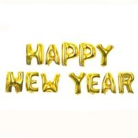 ราคา ฟอยตัวอักษร happy new year 2024 ขนาด 16นิ้ว ปีใหม่ (19909962997)