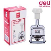 ราคา Deli เครื่องรันนัมเบอร์ 6 หลัก 1 เครื่อง Numbering Machine 7506 เครื่องตีเบอร์ เครื่องรันนิ่งนัมเบอร์ เครื่องรันนัมเบอร์ เครื่องปั้มเลข เครื่องรันน (788254851)