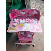 ราคา ชุดโต๊ะเขียนหนังสือ โต๊ะการบ้าน โต๊ะนักเรียน โต๊ะเด็ก ชุดโต๊ะพร้อมเก้าอี้เขียนหนังสือ ปรับระดับได้ โต๊ะ เก้าอี้สีสันสวยงาม (10784660044)