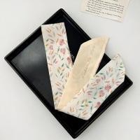 ราคา ริบบิ้นผูกคอลายดอกไม้สำหรับที่รัดผมอเนกประสงค์ผ้าผูกคอหูกระต่ายกระเป๋าเครื่องประดับผ้าพันคอ (19105365436)