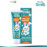 ราคา Wonder Smile Kids วันเดอร์สมายด์คิดส์ ยาสีฟันเด็กออร์แกนิค กลิ่นส้มยูสุ ไม่หวาน ไม่ฝาด ป้องกันฟันผุ ปลอดภัย มีฟลูออไรด์ ขนาด 30 กรัม (14373277662)