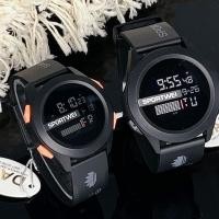 ราคา นาฬิกาข้อมมือ SPORTWEI กันน้ำ ดิจิตอลคู่รัก ไฟ จับเวลาตั้งปลุก (20516216227)