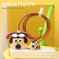 ราคา พร้อมส่งจากไทย ชุดถนอมสายชาร์จการ์ตูน สำหรับไอโฟน 18w 20w พร้อมส่ง ชุดแต่งสายชาร์จลายการ์ตูน ชุดถนอมสายชาร์จการ์ตูนน่ารักๆพร้อมส่งจากไ (20713250079)