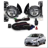 ราคา ไฟตัดหมอก ไฟสปอร์ตไลท์ รุ่น มิตซูบิชิ มิราจ MITSUBISHI MIRAGE ปี 2012 2015 พร้อมชุดสายไฟ และสวิตซ์ 1 ชุด (4693018982)