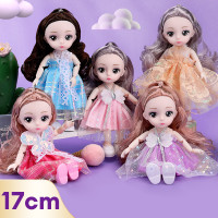 ราคา 17cm Barbie Doll Girl Doll Princess childrens toys (17713481096)
