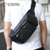 ราคา EDERN กระเป๋าคาดเอวผู้ชายหนังแท้ซุปเปอร์ซอฟท์กระเป๋าคาดอกแนวสตรีทแฟชั่นย้อนยุค Fanny Pack หนังวัวชายความจุขนาดใหญ่กระเป๋าสะพายข้างรถจักรยานยนต์ (19717015452)