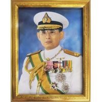 ราคา กรอบรูปกระจกมงคล ภาพในหลวง ร 9 ในชุดเครื่องแบบสีขาวเต็มยศ ขนาด18 23 นิ้ว (18882751972)
