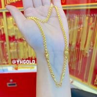 ราคา สร้อยคอทอง2สลึง YHGOLD คตกิต ทาโร่คั่นกลม ทองคำแท้96 5 (15839277226)