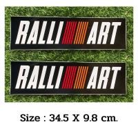 ราคา สติ๊กเกอร์แต่งรถ Mitsubishi Ralliart สติกเกอร์ PVC กันน้ำ ทนแดด ติดรถ ติดกระจก ข้างรถ ท้ายรถ สปอยเลอร์ ประตู รถยนต์ รถกระบะ รถซิ่ง JDM Racing Car Trition Lancer Mirage (20427307715)