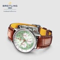 ราคา โรงงานขายตรง แฟชั่นนาฬิกาผู้ชาย 43mm สายหนังสีฟ้าอ่อนสแตนเลสกรณีมือกันน้ําผู้ชายนาฬิกาการเคลื่อนไหวพรีเมี่ยมนาฬิกาที่มีคุณภาพสูง (21204061006)