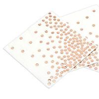 ราคา Disposable Napkin Polka Dot Napkins Tissue Party Napkins Paper Napkins Golden Tissue Rose Gold Tissue (19653668311)