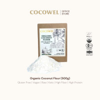 ราคา Cocowel Coconut Flour แป้งมะพร้าวออร์แกนิค ตรา โคโค่เวล ปริมาณ 500g (20472677663)