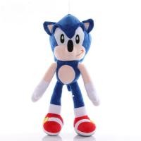 ราคา SONIC ขายดี45ซม โมเดลการ์ตูนโซนิคของเล่นอะนิเมะตุ๊กตาผ้ามีเสียงของเล่น Custom Kawaii Plush ตุ๊กตาของเล่น Super SONIC ของเล่น (2544928530)