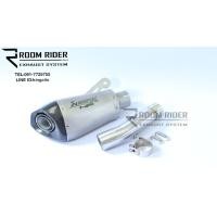 ราคา ชุดสลิปออนงานดัดพร้อมปลาย Akrapovic ช็อตตี้ทรง S1000RR ตรงรุ่น CBR500R CB500F CB500X (9185502225)