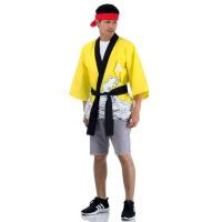 ราคา เสื้อฮับปิ เสื้อฮัปปิ เสื้อคลุมกิโมโน เสื้อคลุมแบบญี่ปุ่น ชุดเทศกาลญี่ปุ่น เสื้อญี่ปุ่น เสื้อแฟนซีญี่ปุ่น Japanese Happi Coat (7190870822)