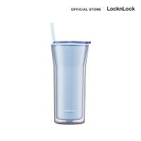 ราคา LocknLock แก้วน้ำพลาสติก 2 ชั้น พร้อมหลอด Daily Essential Cold Cup ความจุ 770 ml รุ่น HAP526 (21128535822)