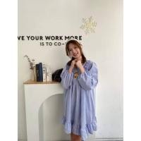 ราคา ส่งไว เดรส เดรสงานป้ายTankun อก32 42นิ้ว ลายสก๊อต คอกลม แขนยาว ปักกระรอก (14869505491)