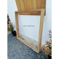 ราคา หน้าต่าง บานหน้าต่าง หน้าต่างไม้สัก 50 100ซม วงกบ100 100 (18117614205)