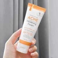 ราคา Vit C Acne Whitening Foam วิท ซี แอคเน่ ไวท์เทนนิ่ง โฟม 50 g ทำความสะอาดผิวหน้า (20558574627)