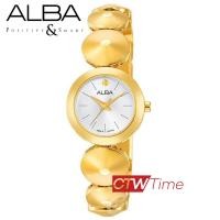 ราคา ALBA Ladies นาฬิกาข้อมือผู้หญิง สแตนเลสแท้ รุ่น AH8360X1 สีทอง (175067309)