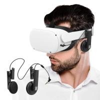 ราคา SOVAWIN หูฟังหูฟังมีสายสำหรับ Oculus Quest 2 VR สีดำ3D 360องศาชุดหูฟัง Comfort สเตอริโอสำหรับเควส2 VR อุปกรณ์เสริม (20486528910)