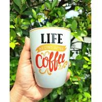 ราคา แก้วมัค แก้วกาแฟกระเบื้อง แก้วกาแฟเซรามิก แก้วกาแฟลายคอฟฟี่ แก้วกาแฟสีขาว แก้วกาแฟพร้อมหูจับ (20446916845)