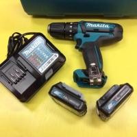 ราคา MAKITA สว่านไร้สายเจาะกระแทก HP333DWYE 12 V สว่านไร้สาย รุ่นกระแทก ใหม่สุดปรับทดแรง 20 ระดับ ราคาถูกที่สุด (9808422635)