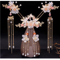 ราคา ปิ่นปักผมจีน ชุดปิ่นเจ้าสาว ร้านไทยพร้อมส่ง ปิ่นระย้า ปิ่นเงิน ปิ่นทอง ปิ่นโลหะ ปิ่นปักผมสไตล์จีน งานสวย (14482801857)
