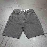 ราคา กางเกงยีนส์ขาสั้น Pull Bear สีดำแต่งขาด (20998013394)