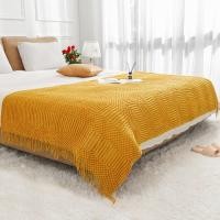 ราคา ผ้าห่มปลายเตียงโซฟาผ้าเช็ดตัวผ้าห่มถักผ้าเช็ดตัวคลุมเตียงผ้านวม (20121635741)